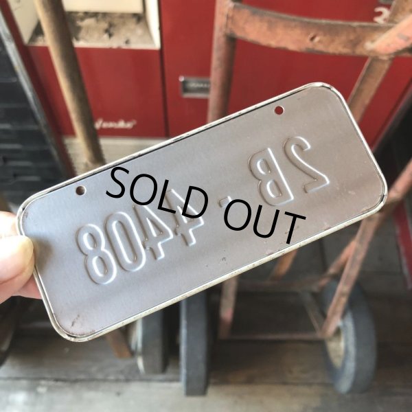 画像2: 70s Vintage Bicycle License Plate 1979 WEST VIRGINIA 2B-4408  (M104) (2)