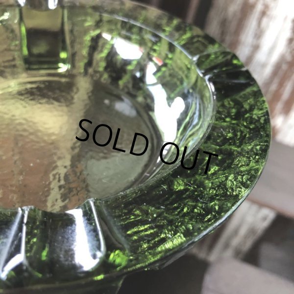画像4: Vintage Mid Century Glass Ashtray Green (M133)  (4)