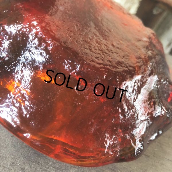 画像6: Vintage Mid Century Glass Ashtray Red (M132)  (6)