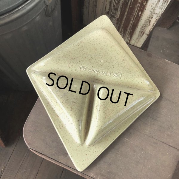 画像4: Vintage Mid Century Ceramic Ashtray RED WING USA 803 (M129)  (4)