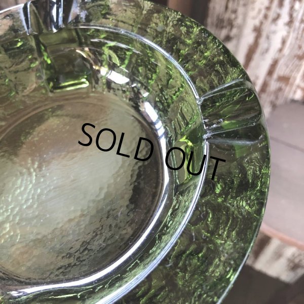 画像3: Vintage Mid Century Glass Ashtray Green (M133)  (3)