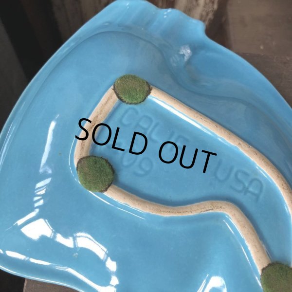 画像5: Vintage Mid Century Ceramic Ashtray CALIF USA 409 (M128)  (5)