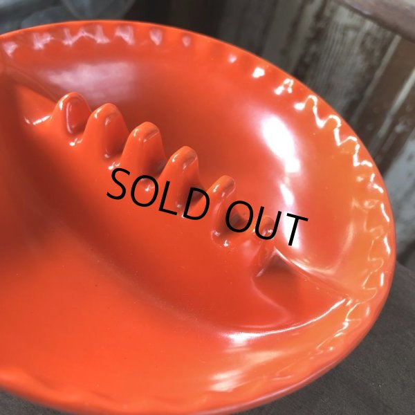 画像2: Vintage Mid Century Melamine Ashtray Orange (M130)  (2)