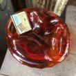 画像1: Vintage Mid Century Glass Ashtray Red (M132)  (1)