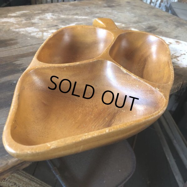 画像3: Vintage Wood Snack Tray (M136)  (3)