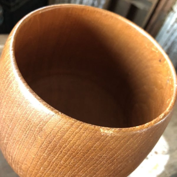 画像6: Vintage Wood Wine Glass (M137)  (6)