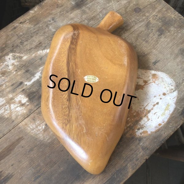 画像5: Vintage Wood Snack Tray (M136)  (5)