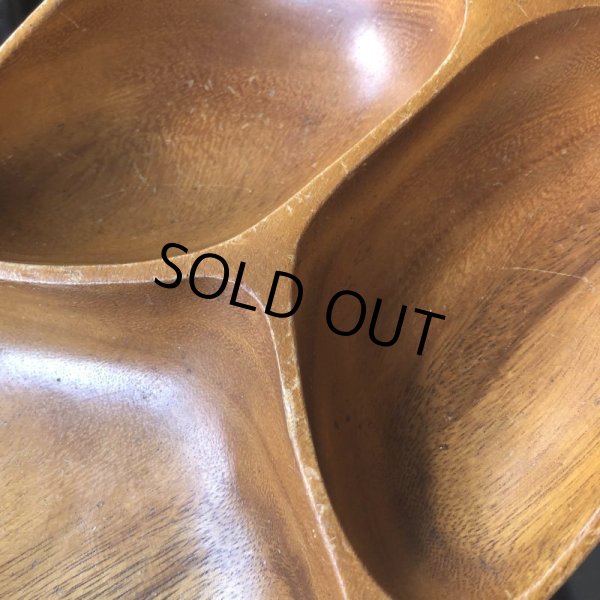 画像4: Vintage Wood Snack Tray (M136)  (4)