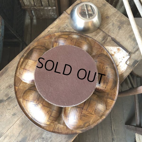 画像13: Vintage WEAVEWOOD Magnetic Hostess Server Serving Tray (M134)  (13)