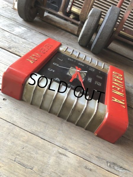 画像20: 30s Vintage Advertising Craven 'A' Cigarettes Store Display Sign Art Deco Wall Clock Smith Sectric (M135)  (20)