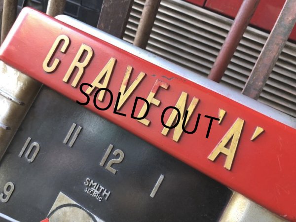 画像11: 30s Vintage Advertising Craven 'A' Cigarettes Store Display Sign Art Deco Wall Clock Smith Sectric (M135)  (11)