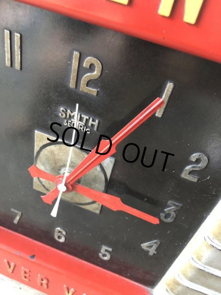 画像9: 30s Vintage Advertising Craven 'A' Cigarettes Store Display Sign Art Deco Wall Clock Smith Sectric (M135)  (9)