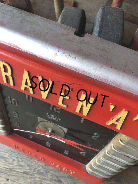 画像3: 30s Vintage Advertising Craven 'A' Cigarettes Store Display Sign Art Deco Wall Clock Smith Sectric (M135)  (3)