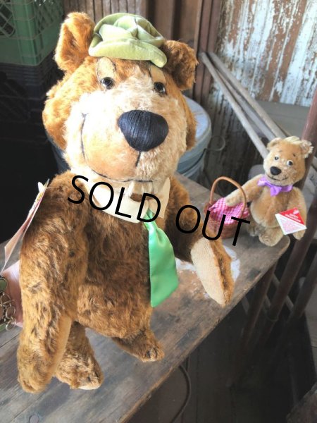 画像15: 1995 Cooperstown Hanna-Barbera Bears Yogi Bear And Boo Boo Mohair Jointed Teddy Bears M.I.B (M141)  (15)