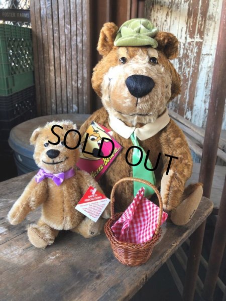 画像4: 1995 Cooperstown Hanna-Barbera Bears Yogi Bear And Boo Boo Mohair Jointed Teddy Bears M.I.B (M141)  (4)