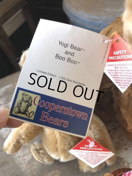 画像3: 1995 Cooperstown Hanna-Barbera Bears Yogi Bear And Boo Boo Mohair Jointed Teddy Bears M.I.B (M141)  (3)