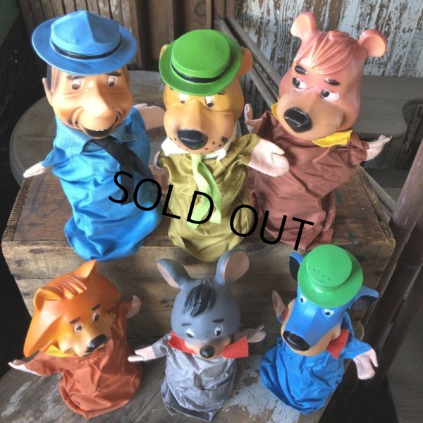画像5: 60s Vintage Hanna Barbera Scheithauer Hand Puppet Set of 6  w/Original Box (M142)  (5)