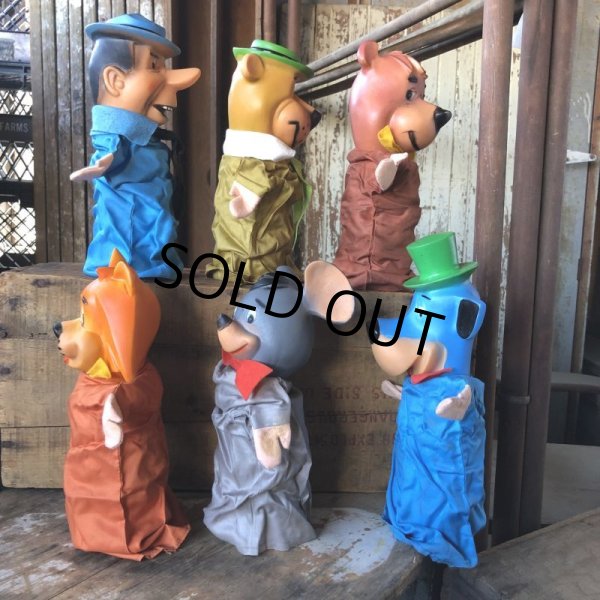 画像2: 60s Vintage Hanna Barbera Scheithauer Hand Puppet Set of 6  w/Original Box (M142)  (2)