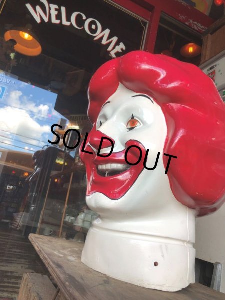 画像12: 70s Vintage McDonalds Balloon Tank Cover Head Ronald (M143)  (12)