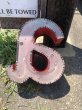 画像4: Vintage Advertising Store Display Letters Sign / Red “ a ” (M057)  (4)