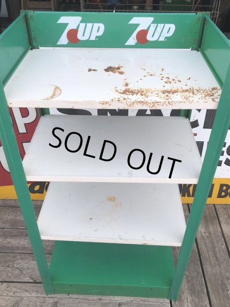 画像2: Vintage Advertising 7-UP Soda Shelf Metal Store Display Rack (M146)  (2)