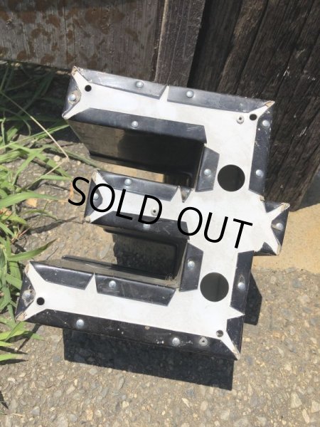 画像3: Vintage Advertising Store Display Letters Sign Dot “ E ” (M028)  (3)