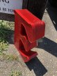 画像2: Vintage Advertising Store Display Letters Sign / Red “ E ” (M051)  (2)