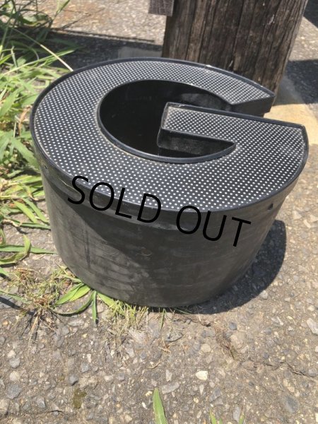 画像7: Vintage Advertising Store Display Letters Sign Dot “ G ” (M031)  (7)