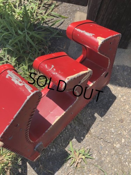 画像8: Vintage Advertising Store Display Letters Sign / Red “ E ” (M051)  (8)