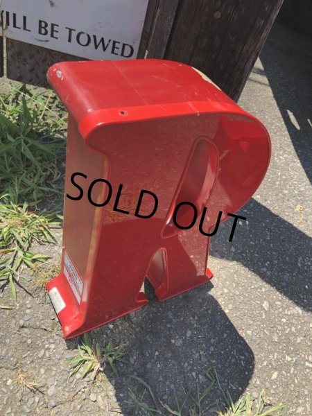 画像7: Vintage Advertising Store Display Letters Sign / Red “ R ” (M054)  (7)