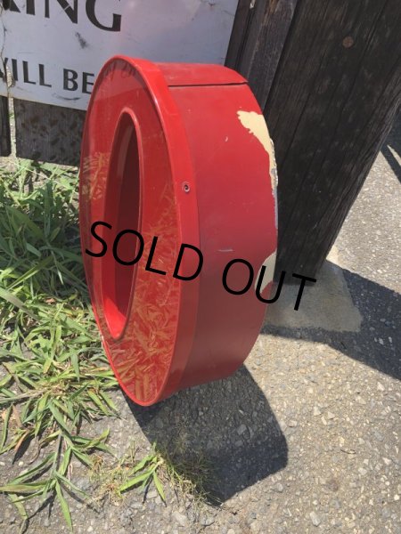 画像2: Vintage Advertising Store Display Letters Sign / Red “ O ” (M047)  (2)