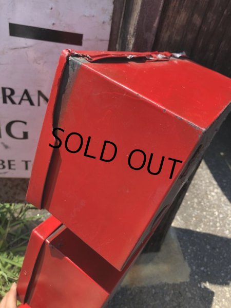 画像4: Vintage Advertising Store Display Letters Sign / Red “ BIG E ” (M045)  (4)