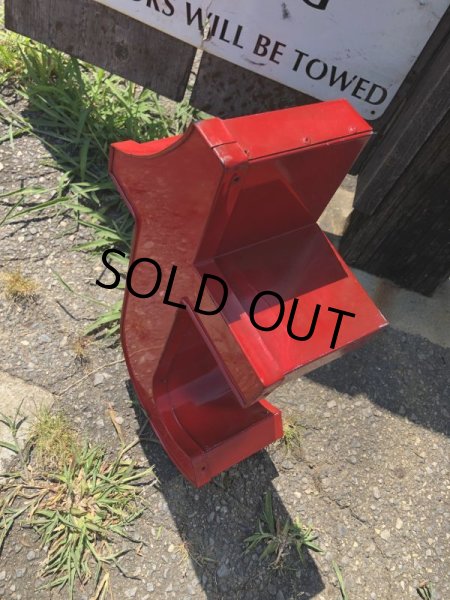 画像2: Vintage Advertising Store Display Letters Sign / Red “ t ” (M058)  (2)
