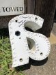 画像3: Vintage Advertising Store Display Letters Sign Blue “ a ” (M020)  (3)