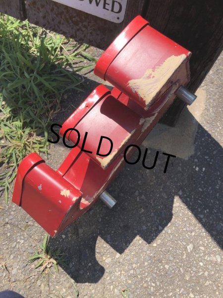 画像3: Vintage Advertising Store Display Letters Sign / Red “ E ” (M052)  (3)