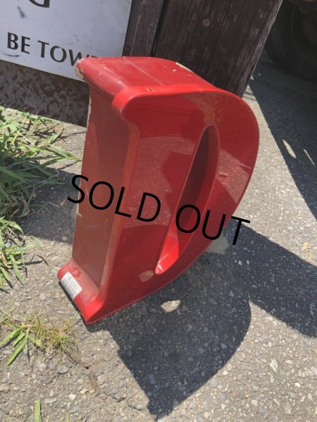 画像4: Vintage Advertising Store Display Letters Sign / Red “ D ” (M049)  (4)