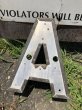 画像3: Vintage Advertising Store Display Letters Sign “ A ” (M012)  (3)