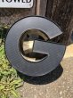 画像1: Vintage Advertising Store Display Letters Sign Dot “ G ” (M031)  (1)