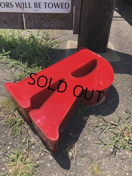 画像6: Vintage Advertising Store Display Letters Sign / Red “ R ” (M053)  (6)