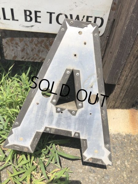 画像3: Vintage Advertising Store Display Letters Sign “ A ” (M013)  (3)