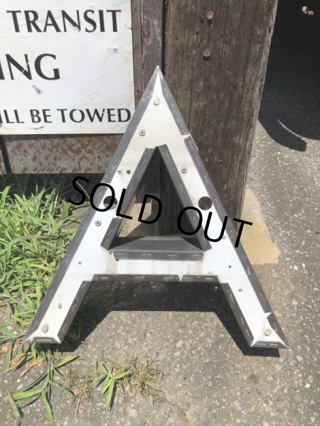 画像3: Vintage Advertising Store Display Letters Sign “ A ” (M001)  (3)