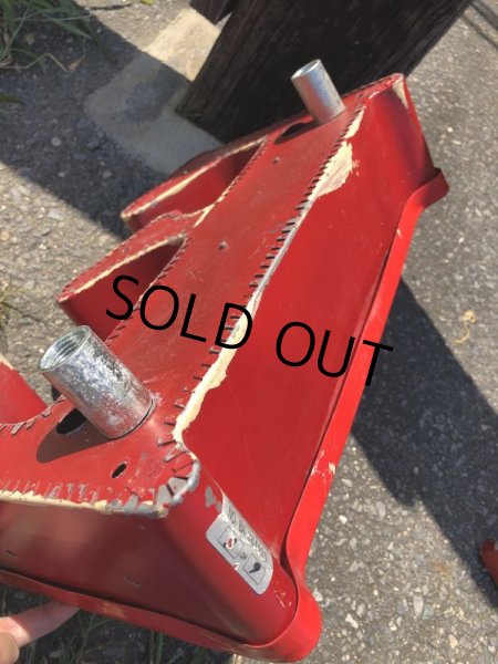 画像5: Vintage Advertising Store Display Letters Sign / Red “ E ” (M052)  (5)