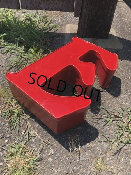画像5: Vintage Advertising Store Display Letters Sign / Red “ E ” (M051)  (5)