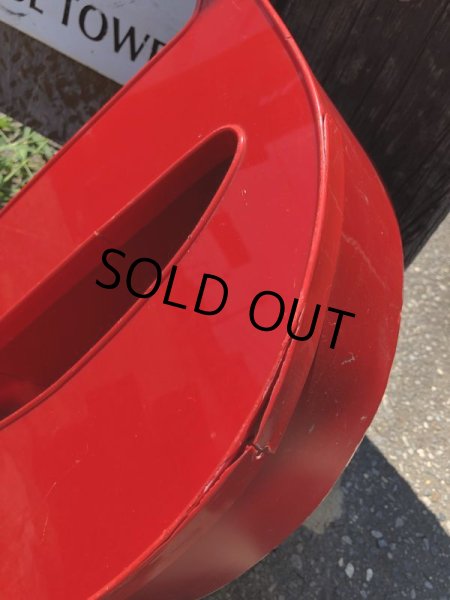 画像2: Vintage Advertising Store Display Letters Sign / Red “ D ” (M050)  (2)