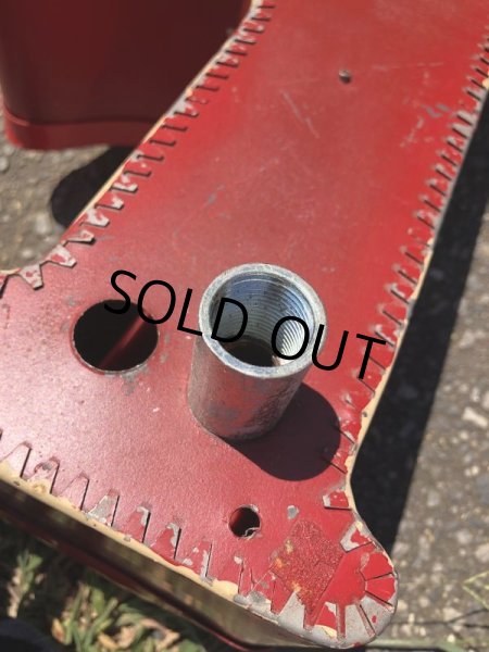 画像6: Vintage Advertising Store Display Letters Sign / Red “ E ” (M052)  (6)