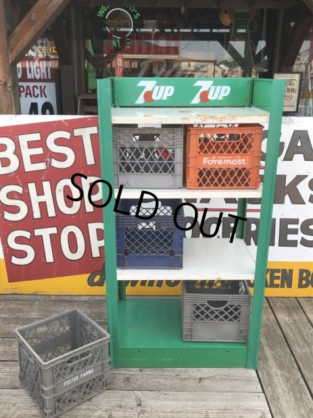 画像16: Vintage Advertising 7-UP Soda Shelf Metal Store Display Rack (M146)  (16)