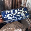 画像2: Antique JENKINSON REALTY CO. Cameraphone Building Bellevue PA Tin Sign (M147)  (2)