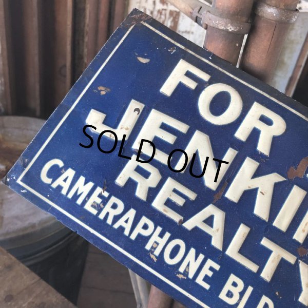 画像3: Antique JENKINSON REALTY CO. Cameraphone Building Bellevue PA Tin Sign (M147)  (3)