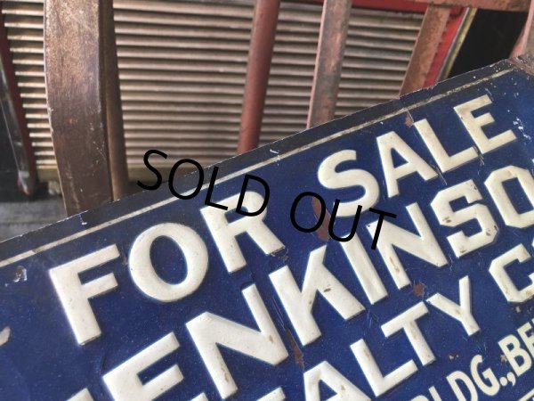 画像11: Antique JENKINSON REALTY CO. Cameraphone Building Bellevue PA Tin Sign (M147)  (11)