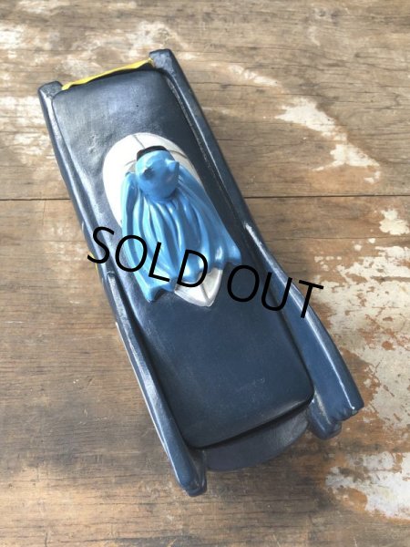 画像10: 60s Vintage BATMAN Batmobile Ceramic Lidded Candy Dish National Periodical by Lego Japan (M148)  (10)